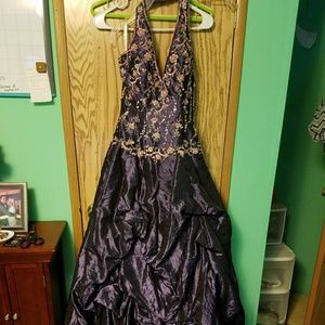 Purple prom dress